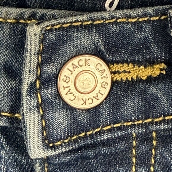 Cat & Jack Girls Stretch Ankle Straight High Rise Adjustable Waist Jeans Size 12 - Picture 5 of 15